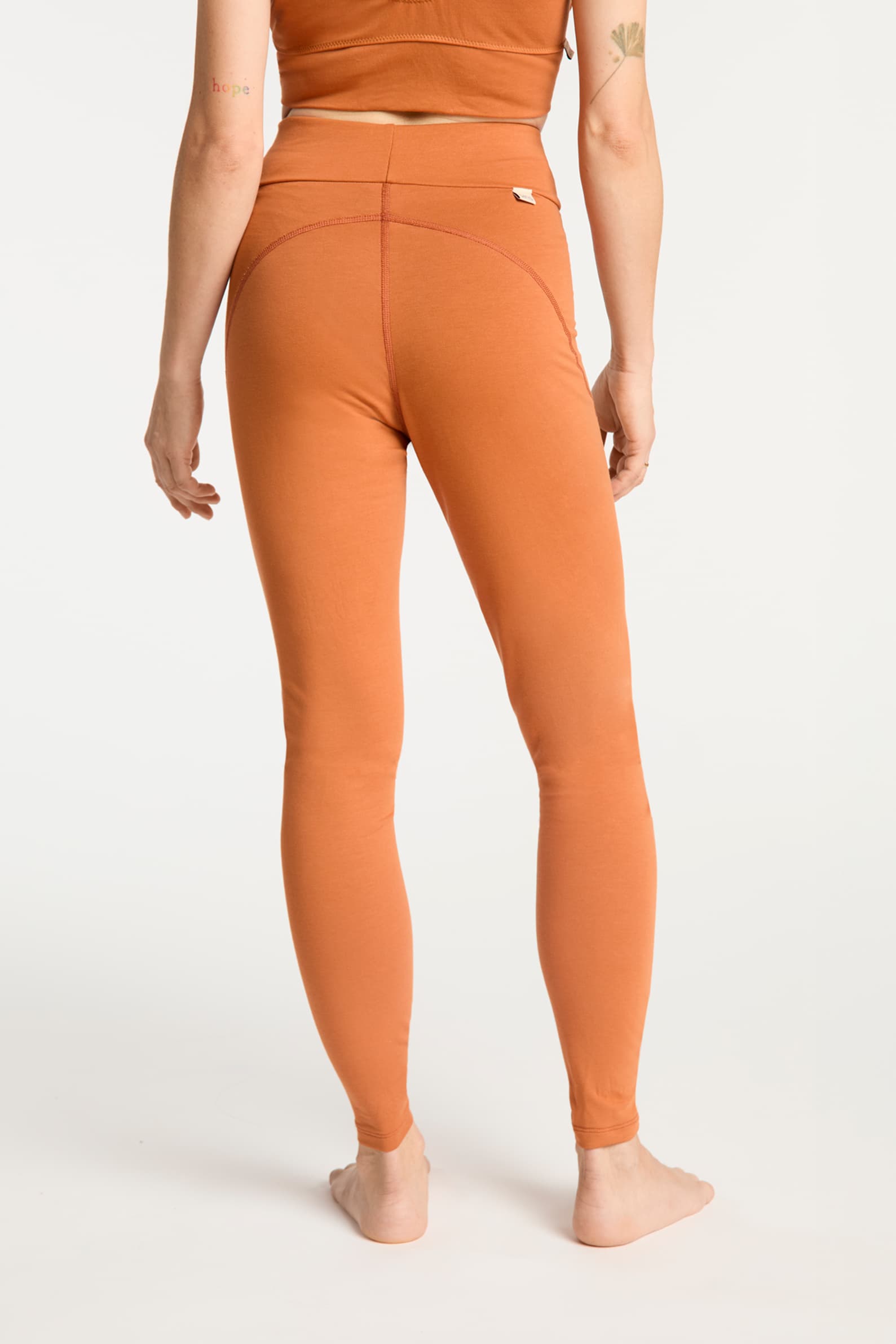 Legginsy v-shape bursztyn
