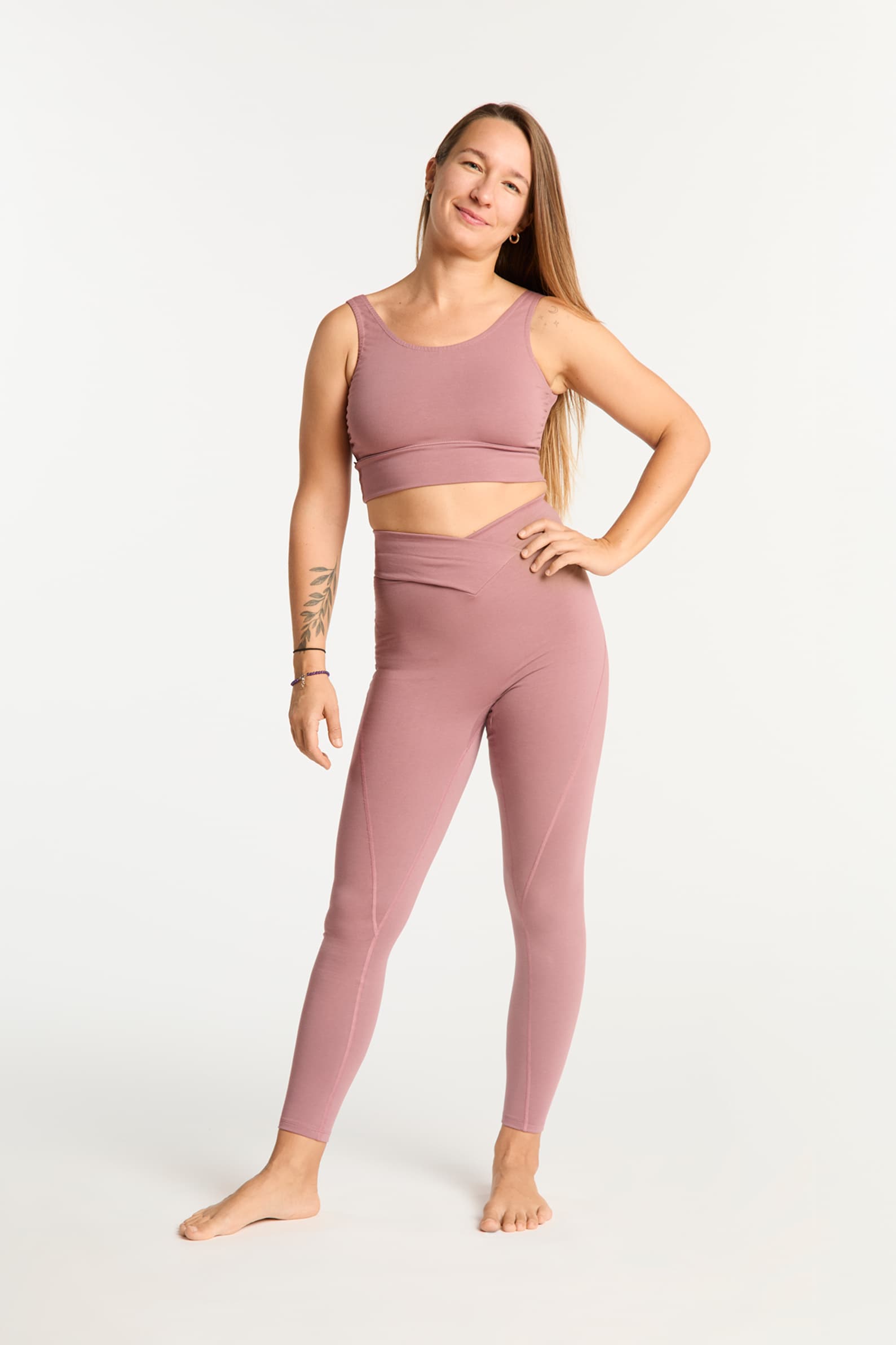 Legginsy v-shape wrzos